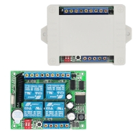 ZK4PC-DC四路学习型433M黄瓜视频下载网址遥控 开关控制器